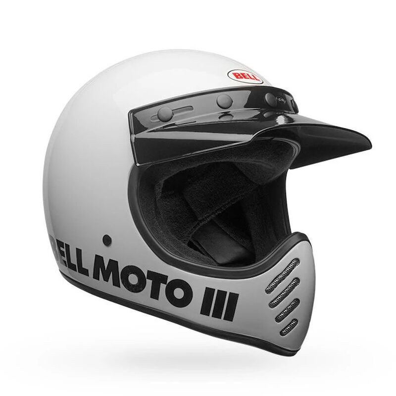 Bell Moto-3 Classic ECE Helmet White