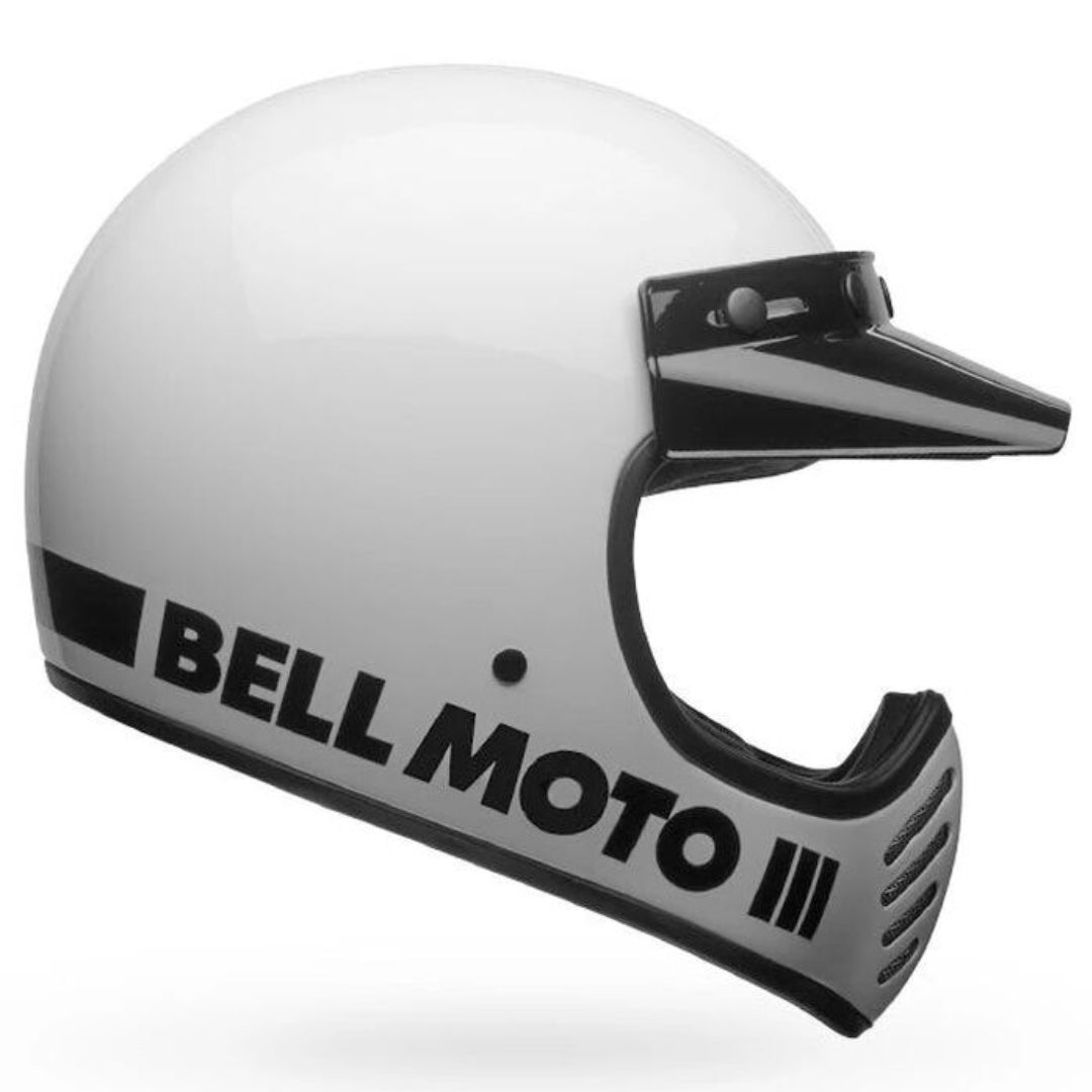 Bell Moto-3 Classic ECE Helmet White