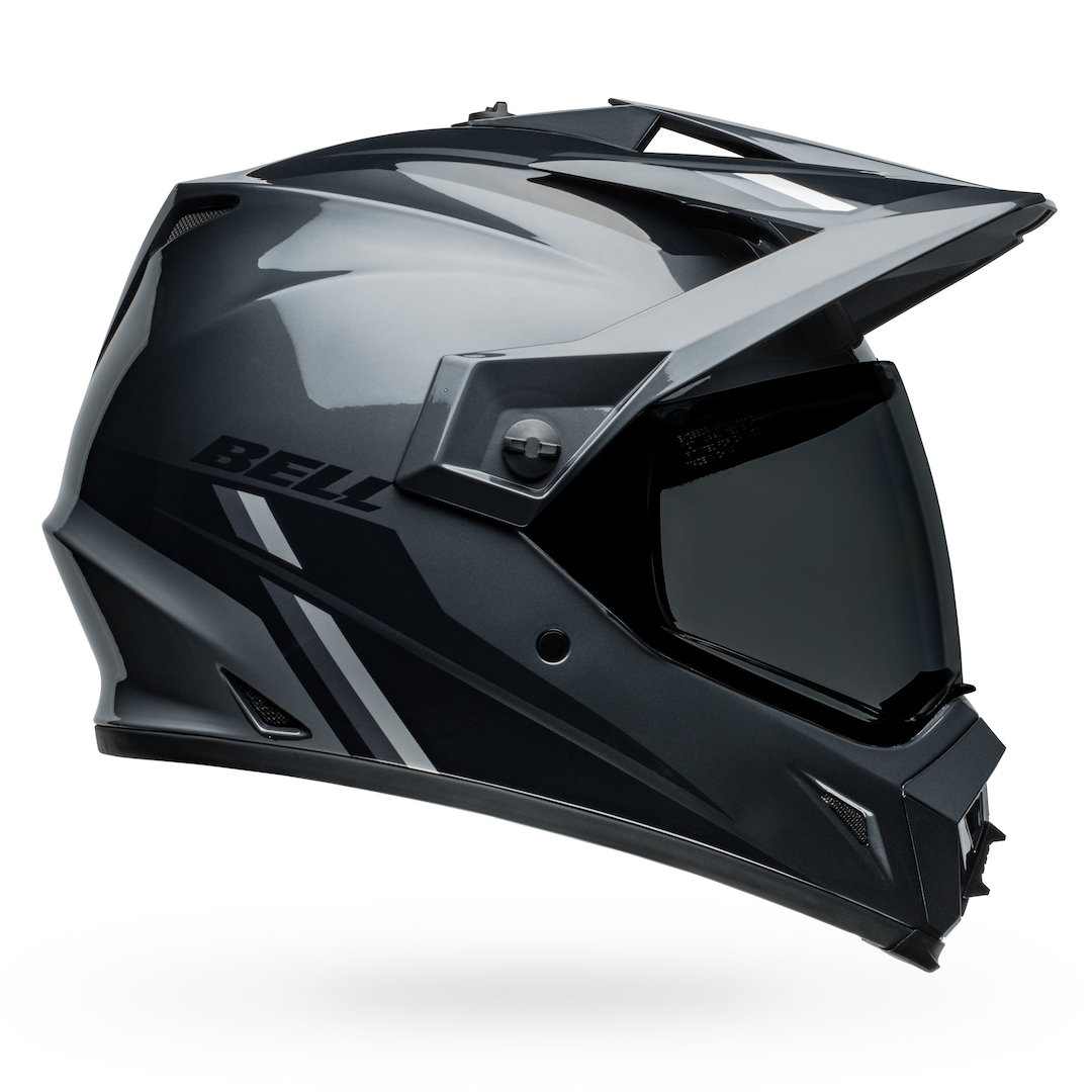 Bell MX-9 Adventure MIPS Alpine ECE 22.06 Helmet Charcoal/Silver - Clear Visor