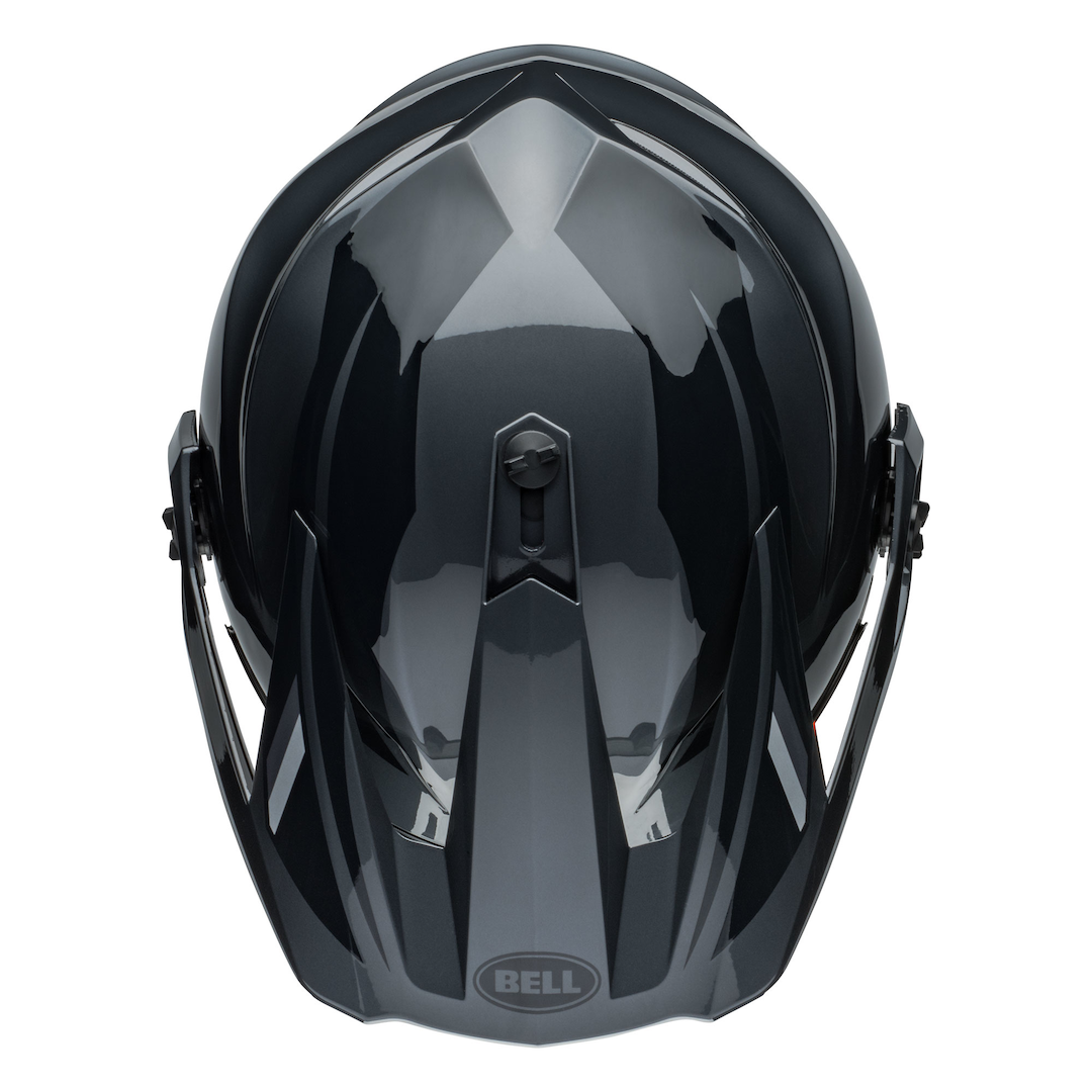 Bell MX-9 Adventure MIPS Alpine ECE 22.06 Helmet Charcoal/Silver - Clear Visor
