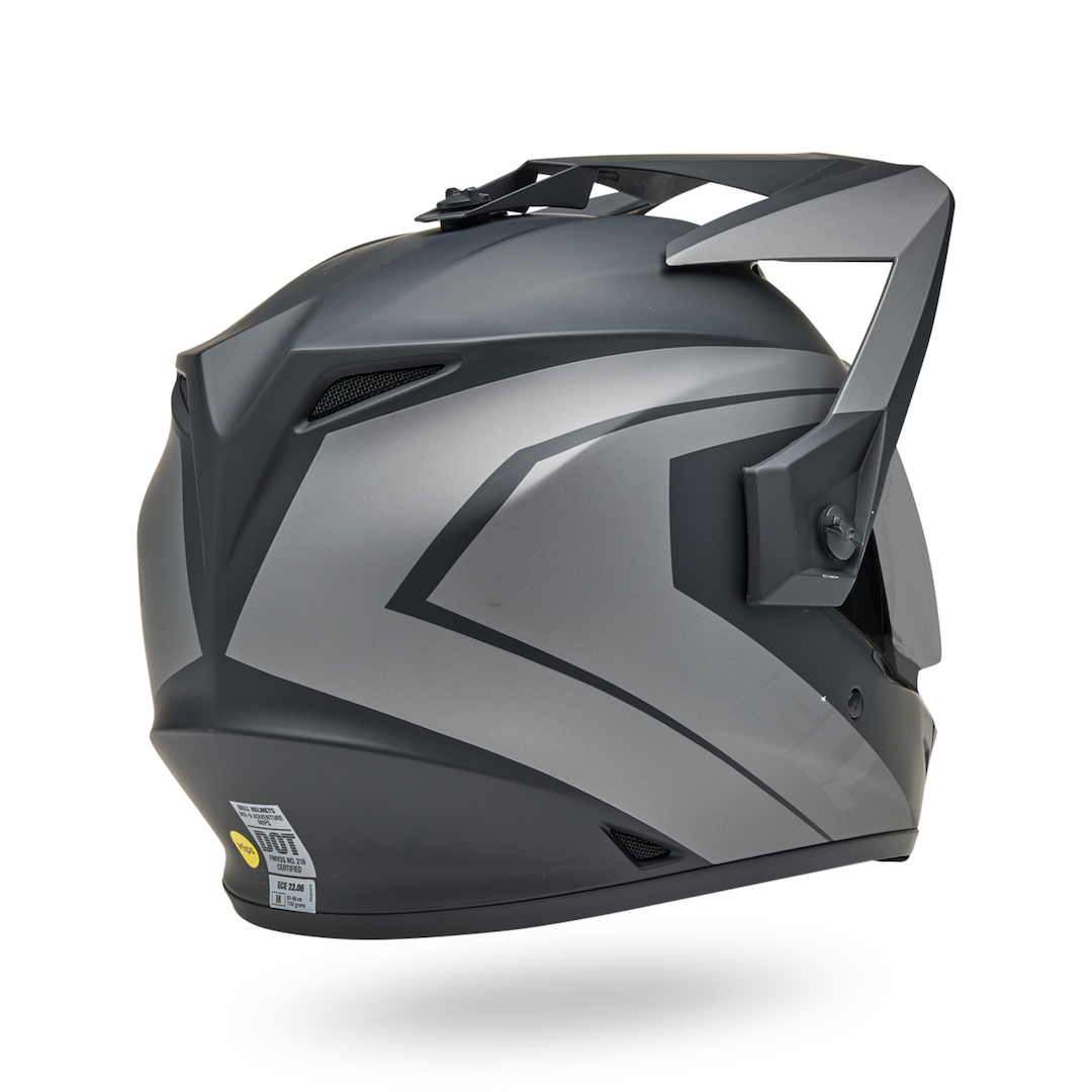 Bell MX-9 Adventure MIPS Blackout ECE Helmet Black/Grey - Clear Visor