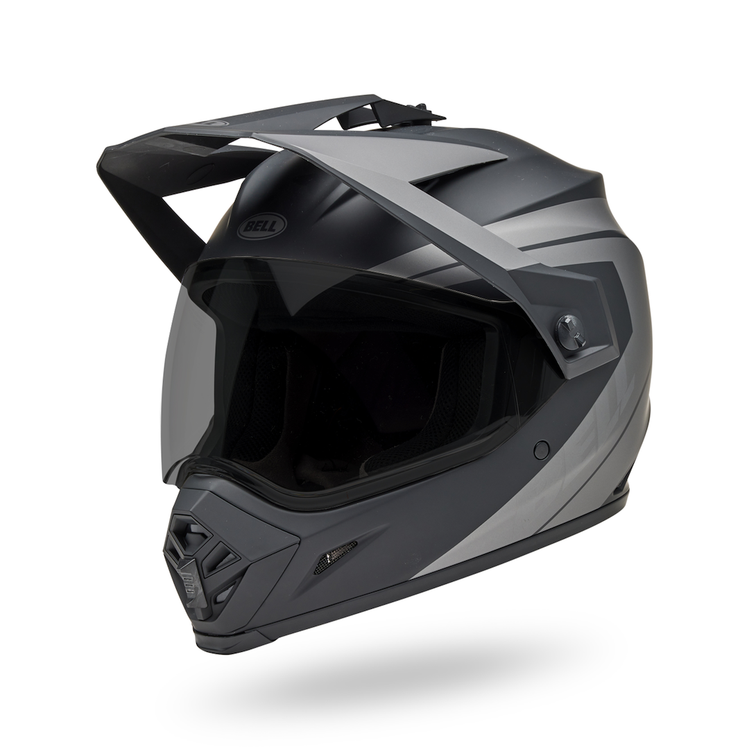 Bell MX-9 Adventure MIPS Blackout ECE Helmet Black/Grey - Clear Visor