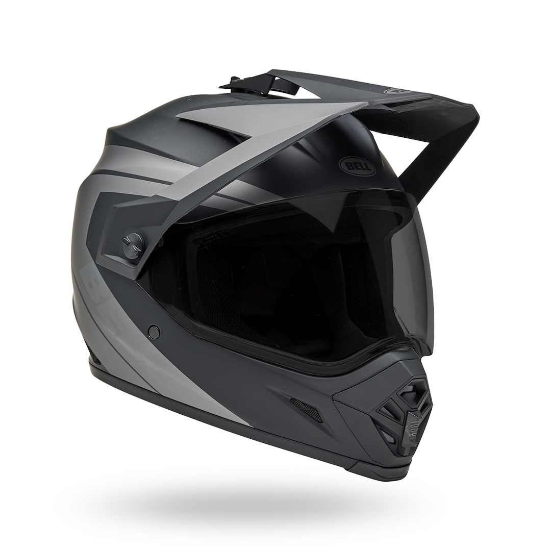 Bell MX-9 Adventure MIPS Blackout ECE Helmet Black/Grey - Clear Visor