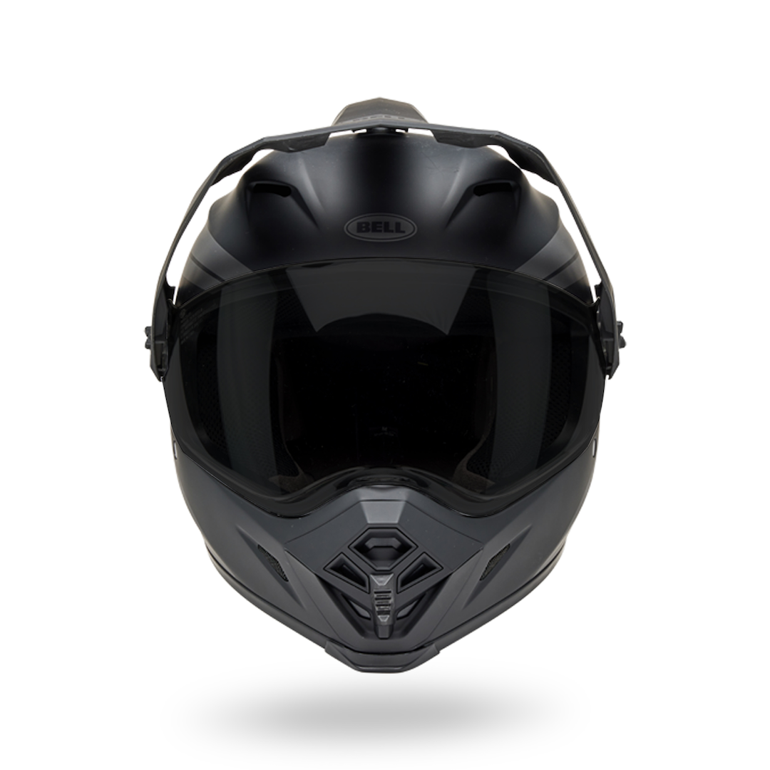Bell MX-9 Adventure MIPS Blackout ECE Helmet Black/Grey - Clear Visor
