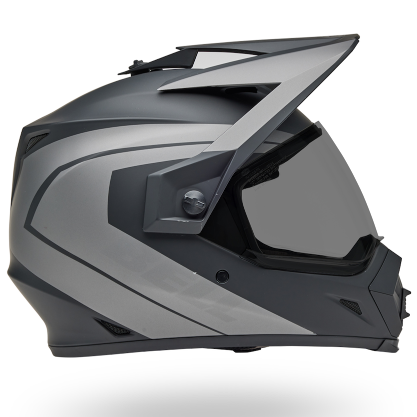 Bell MX-9 Adventure MIPS Blackout ECE Helmet Black/Grey - Clear Visor