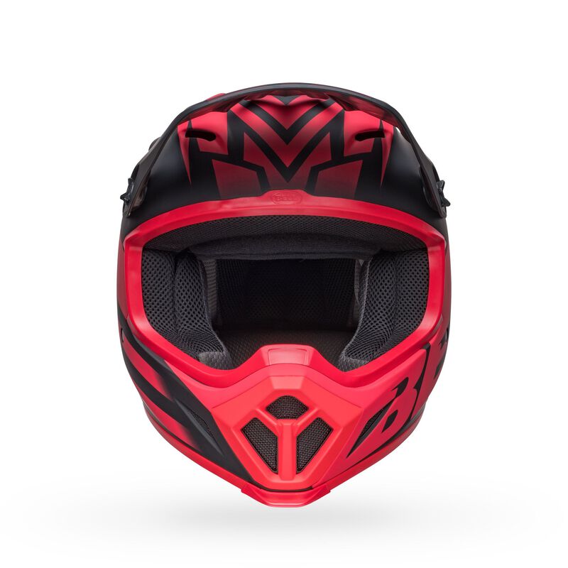 Bell MX-9 Mips Motocross Helmet Disrupt Matte Black/Red