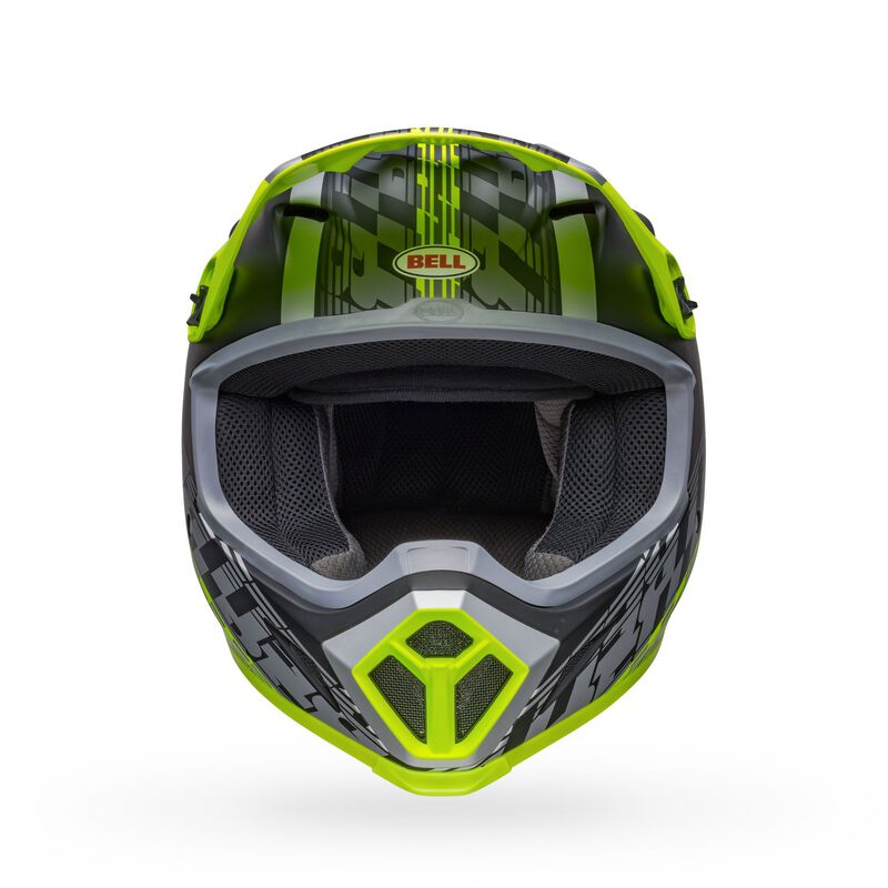 Bell MX-9 Mips Motocross Helmet Offset Matte Black/Hi-Viz Yellow