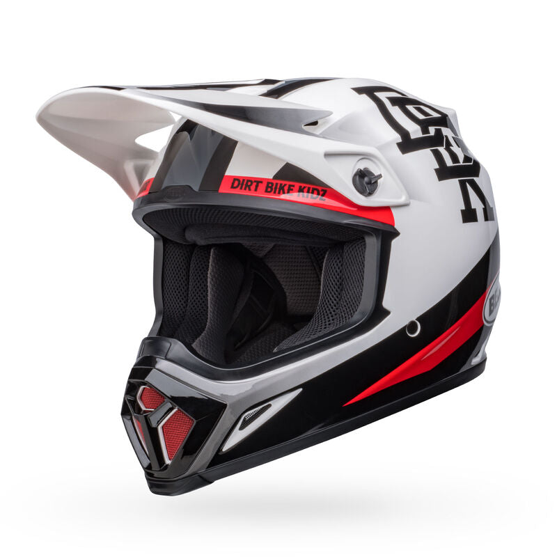 Bell MX-9 Mips Motocross Helmet Twitch DBK White/Black