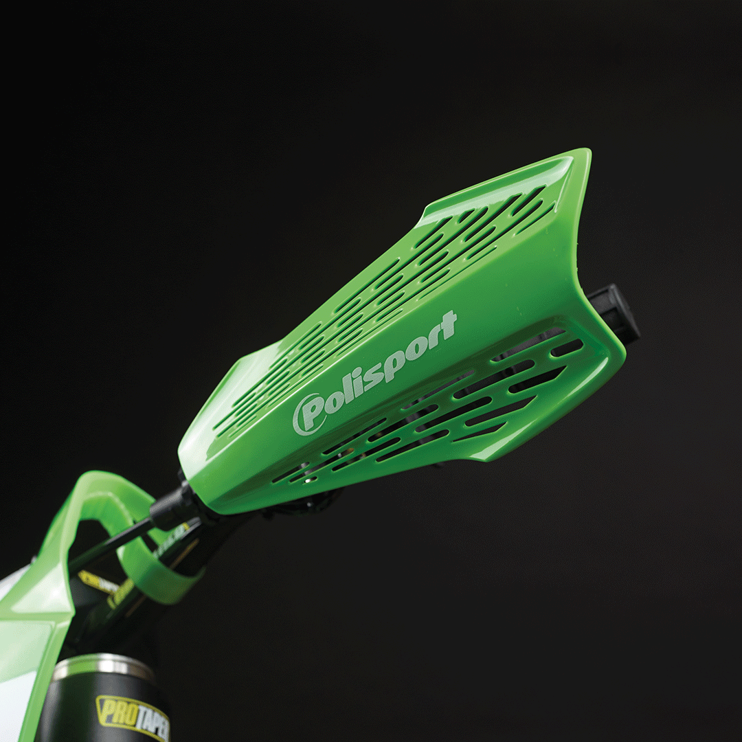 Polisport MX Force Hand Guard with universal Fitting Kit Orange