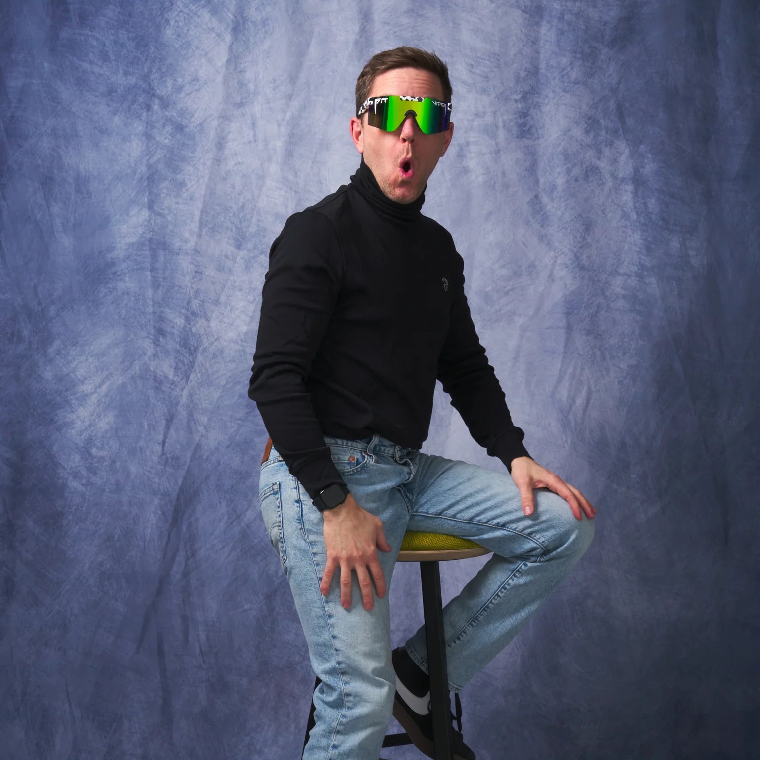 Pit Viper The Cowabunga Original 2.0 Sunglasses - HDPV Polarized Blue/Green Lens