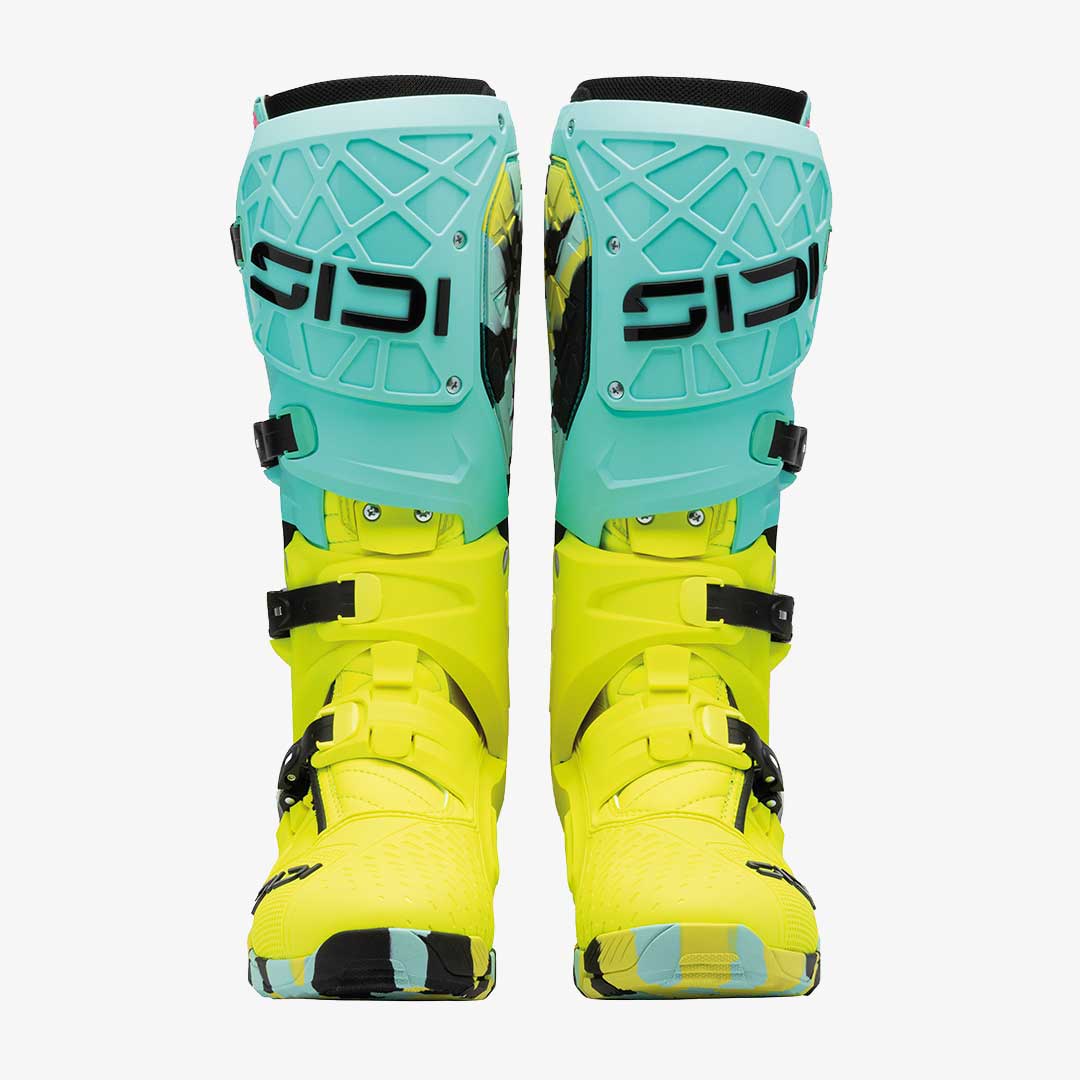 Sidi Crossair X CE Boots Mint Green/Fluo Yellow