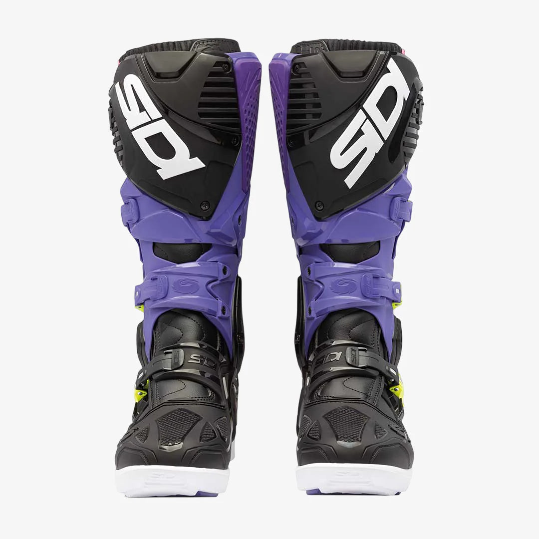 Sidi Crossfire 3 SRS CE Boots Violet/Black/Fluo Yellow