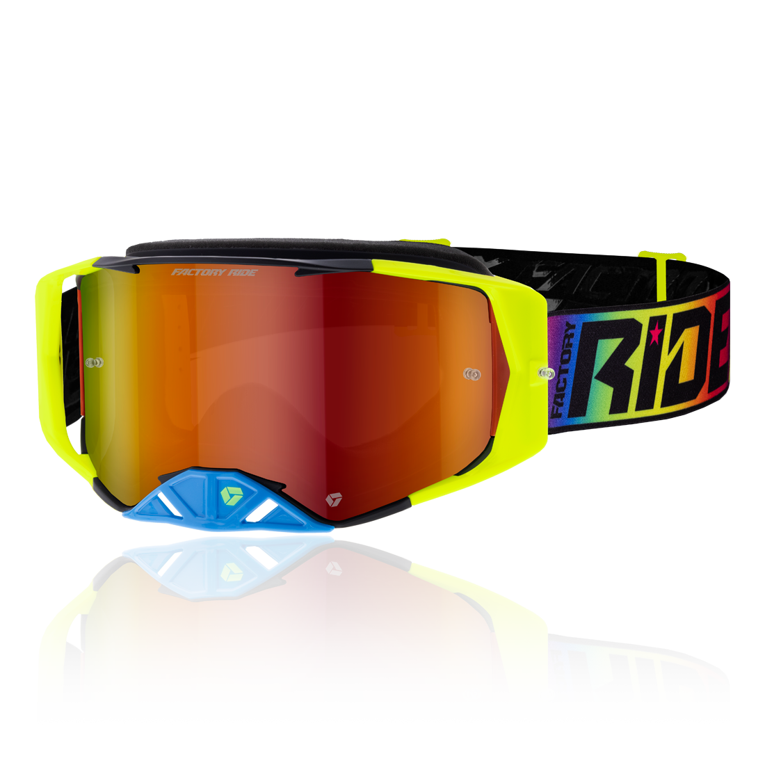 Factory Ride MX Goggle Spectrum - Mirror Lens