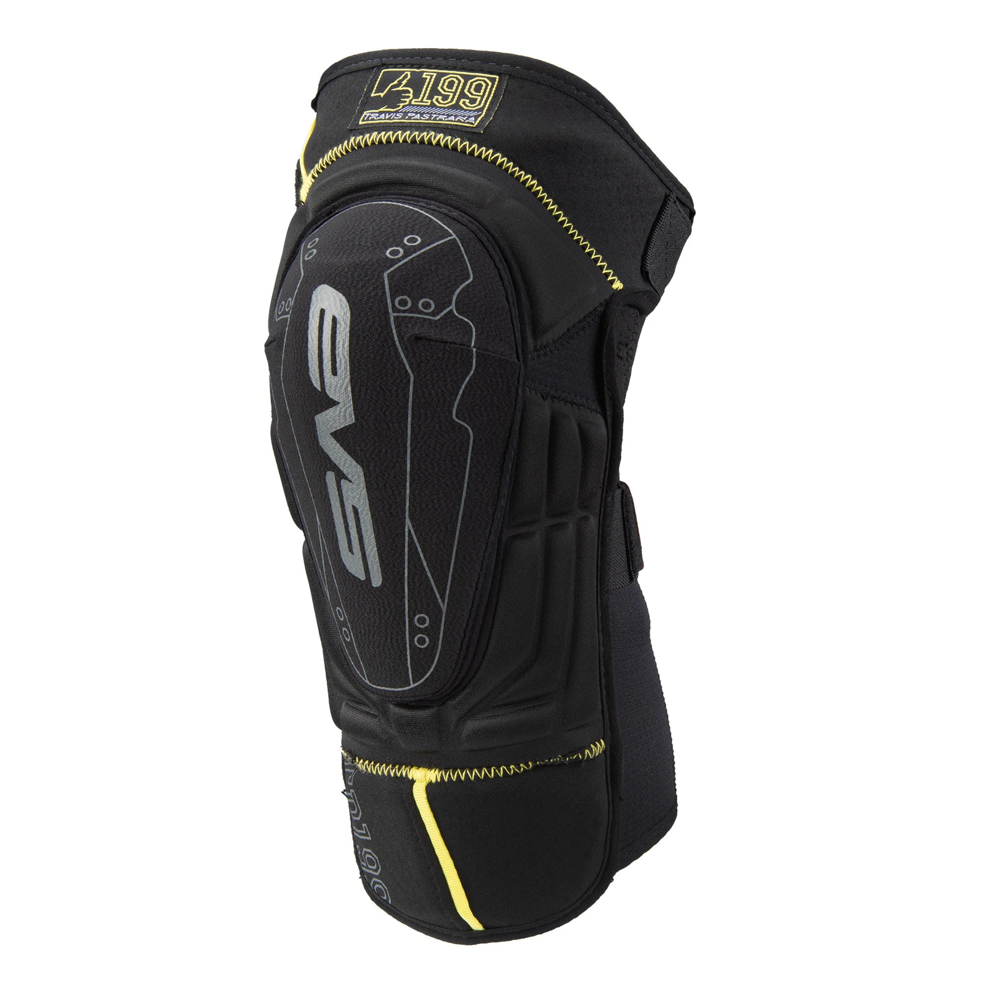 EVS TP199 Knee Guards Black/Hi-Viz Pair Youth