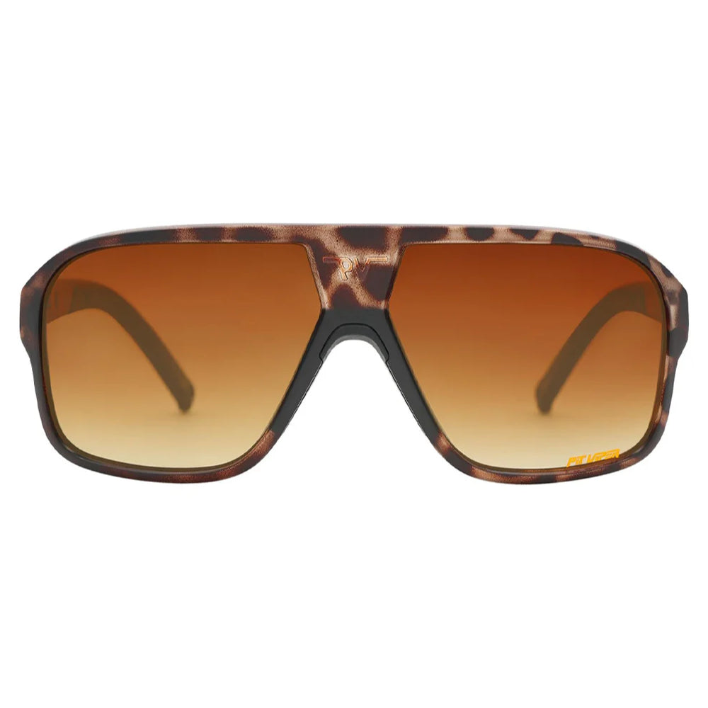 Pit Viper The Landlocked Flight Optics Sunglasses - Brown Fade Lens