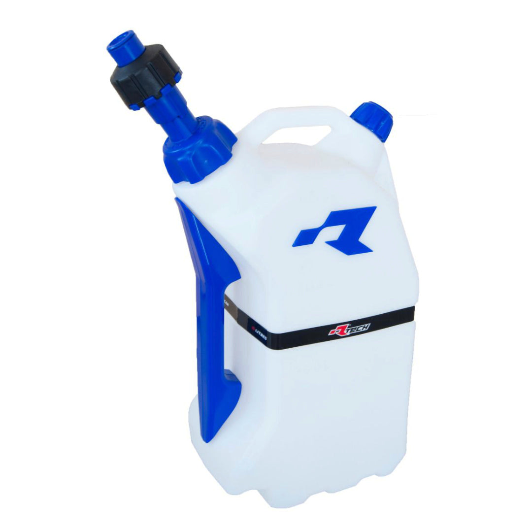 Rtech R15 Fuel Can 15 Litre With Quick Fill System Clear/Blue