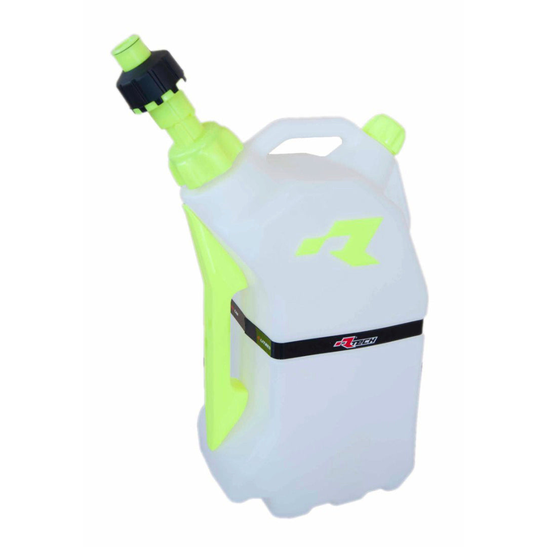 Rtech R15 Fuel Can 15 Litre With Quick Fill System Clear/Yellow