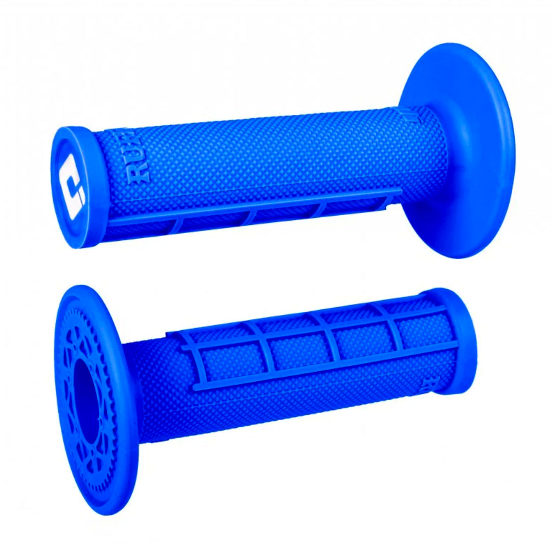 ODI Ruffian Half Waffle MX Grips Blue