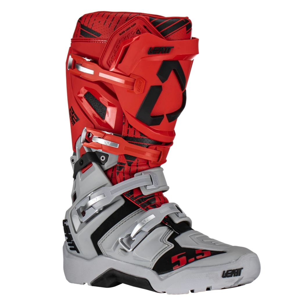 Leatt 5.5 Flexlock Enduro Boots JW22 Red/Grey