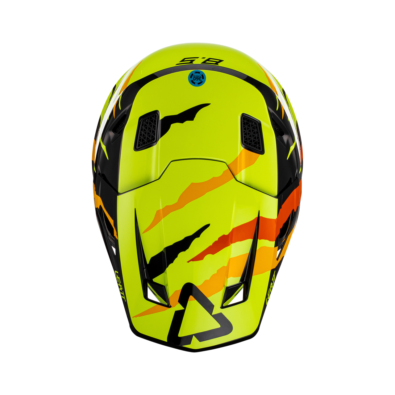 Leatt Moto 8.5 V23 Helmet Citrus Tiger