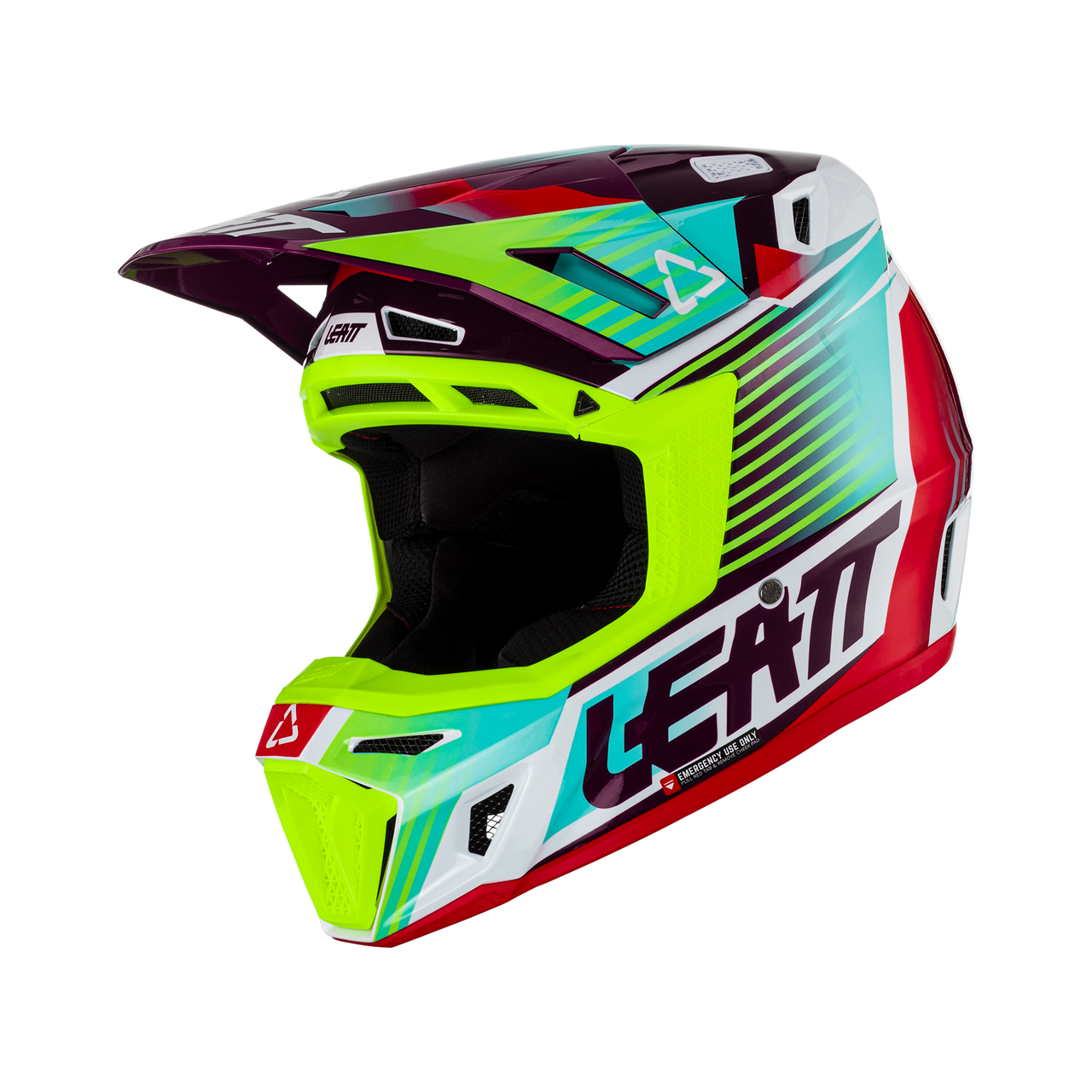 Leatt Moto 8.5 V23 Helmet Neon