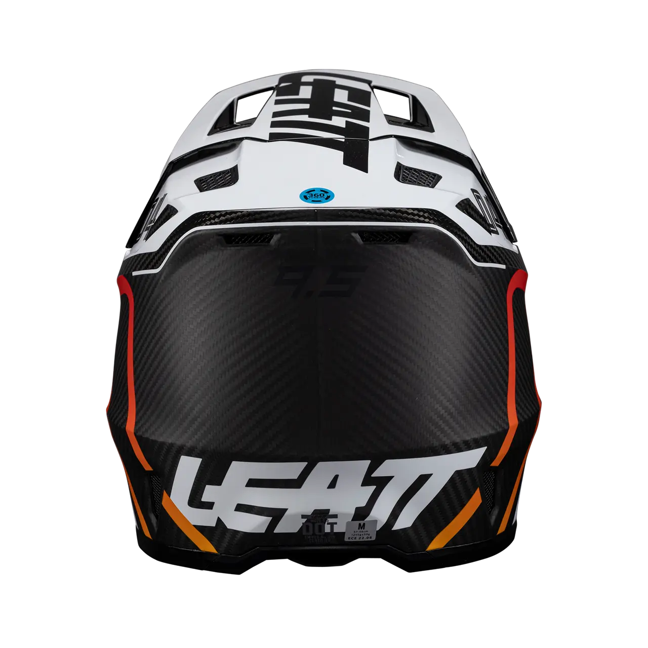 Leatt Moto 9.5 V25 MX 2025 Helmet Carbon/White