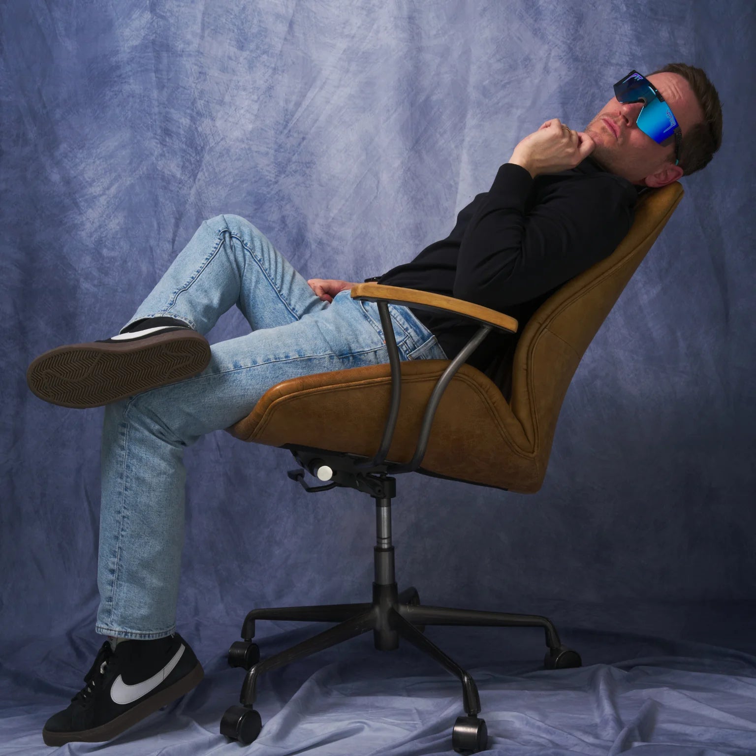 Pit Viper The Midnight Original 2.0 Sunglasses - Z87+ Blue Lens