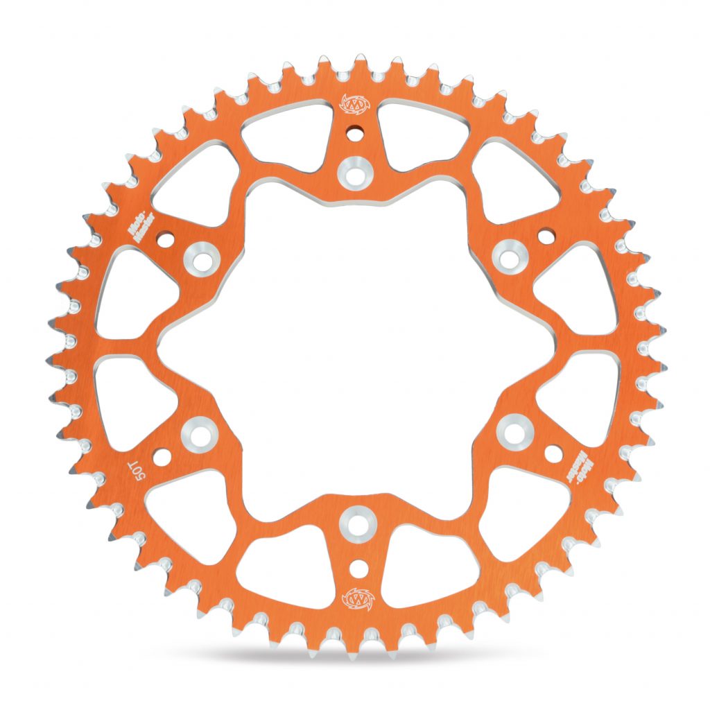 Moto-Master 7075 Series Alu. Rear Sprocket KTM SX/SXF EXC/EXC-F Orange