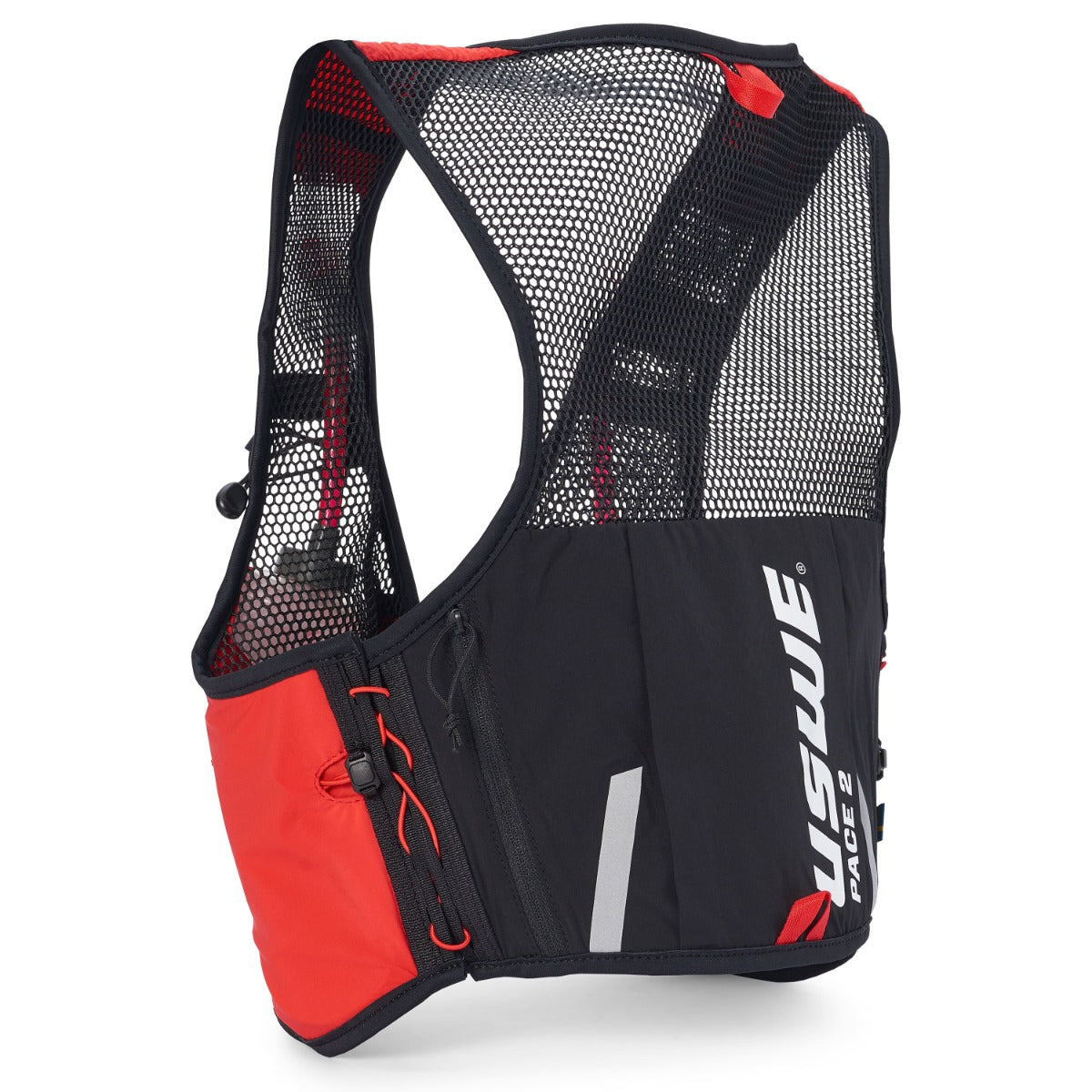 USWE Pace 2L Trail Running Vest - Red/Black