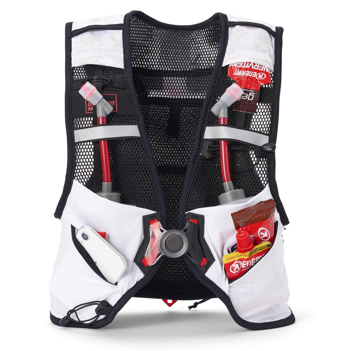 USWE Pace 8L Trail Running Vest - White/Black