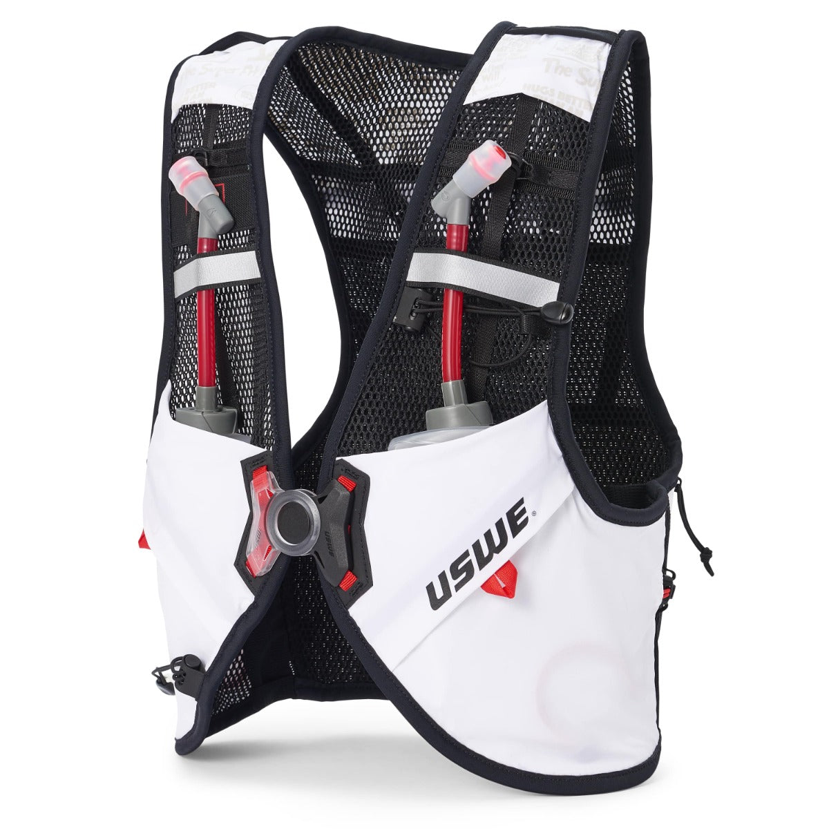 USWE Pace 8L Trail Running Vest - White/Black