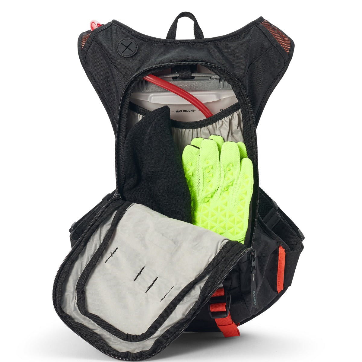 USWE Moto Hydro 8L Race Fit Hydration Pack - Factory Orange