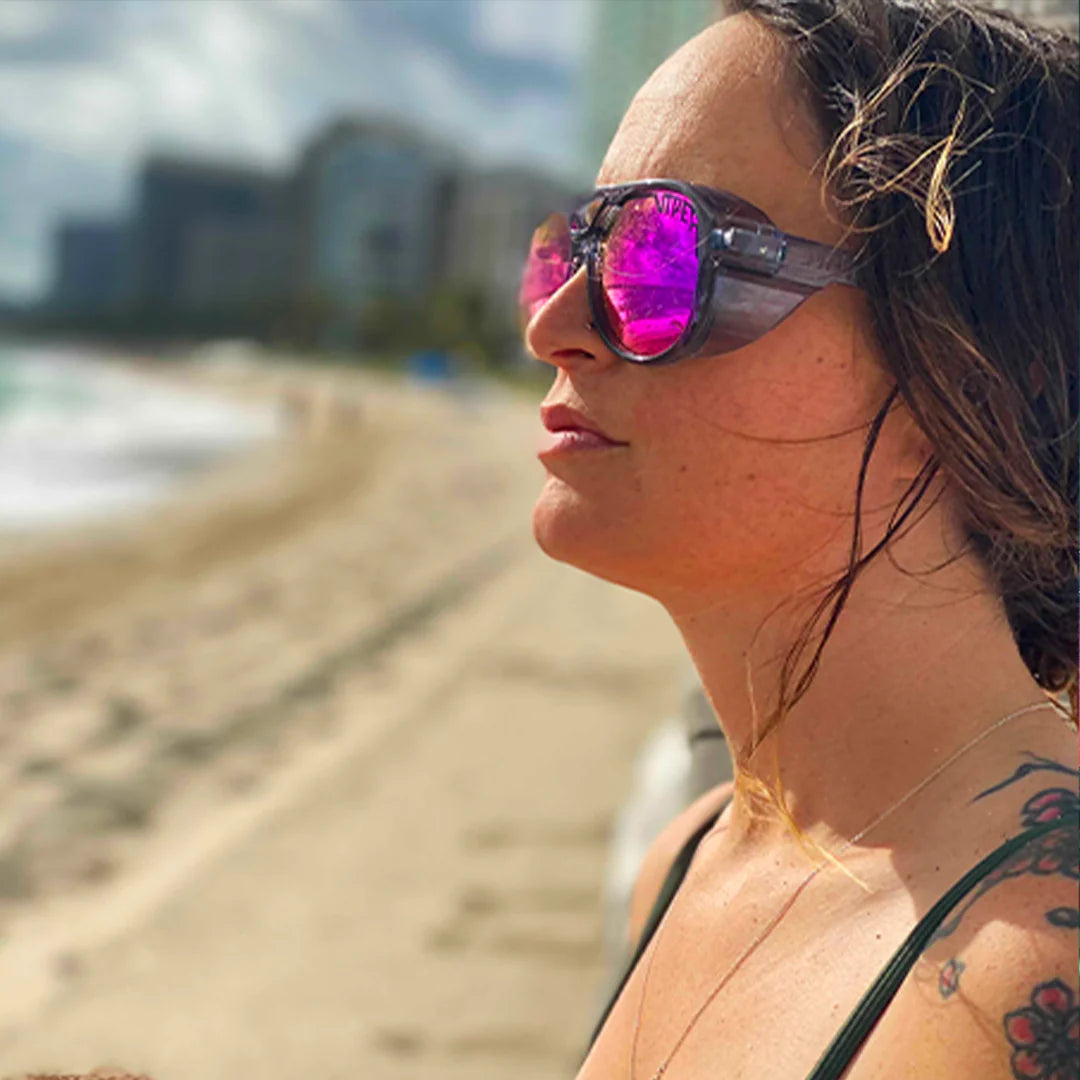 Pit Viper The Smoke Show Exciters Sunglasses - Polarized Z87+ Purple Lens