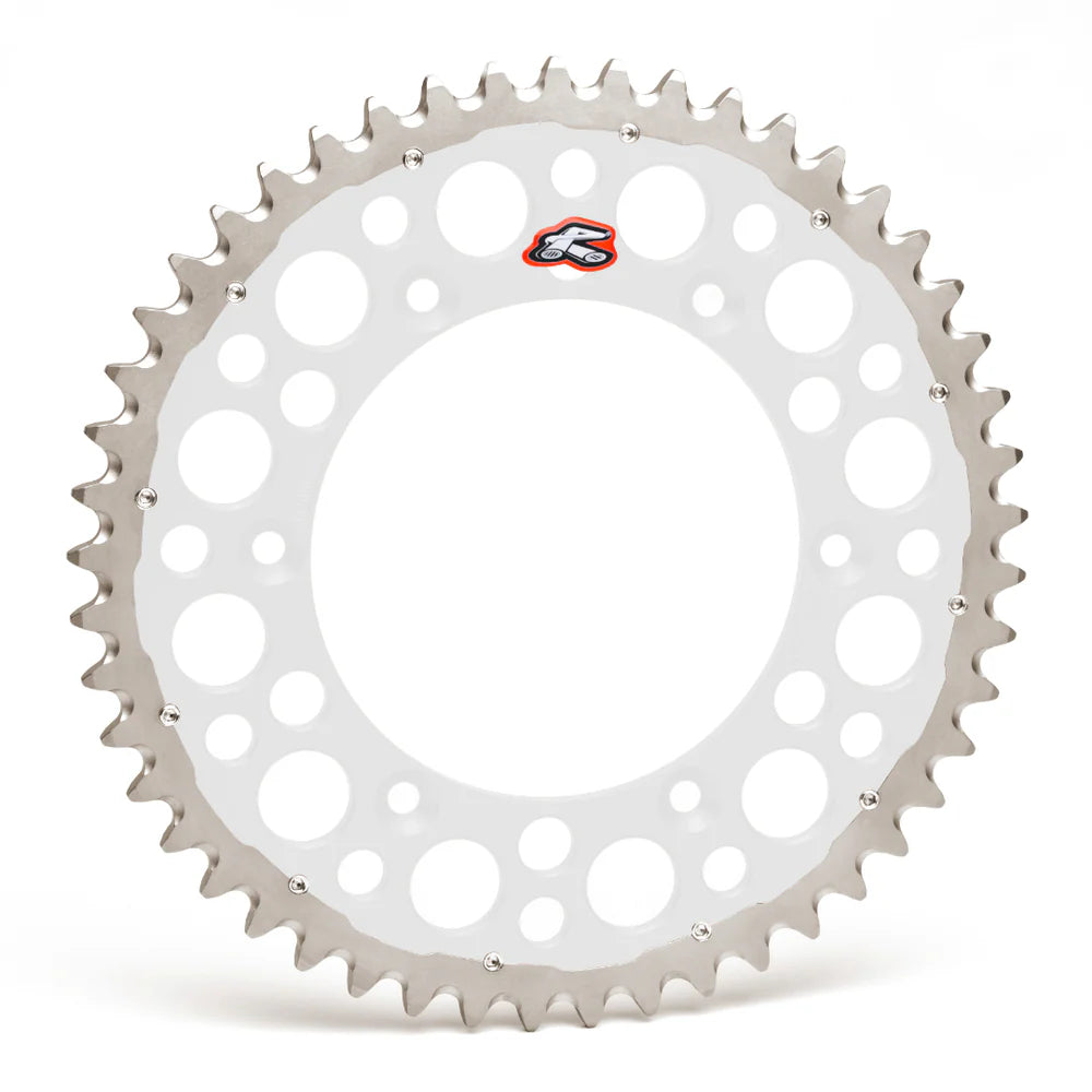 Renthal Twinring Rear Sprocket Yamaha YZ 125/250 99-26, YZF 250 01-26, YZF 450 03-26 Silver