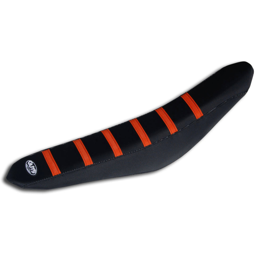 Guts Ribbed Velcro Cover Black/Orange Ribs KTM SX SXF 125-450 19-22 EXC 125-450 20-23