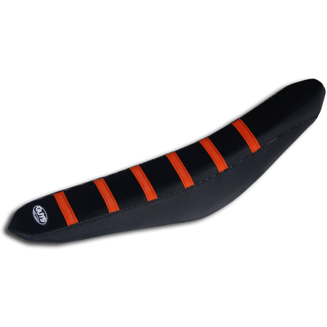 Guts Ribbed Velcro Cover Black/Orange Ribs KTM SX85 18-24 GAS GAS MC85 21-24