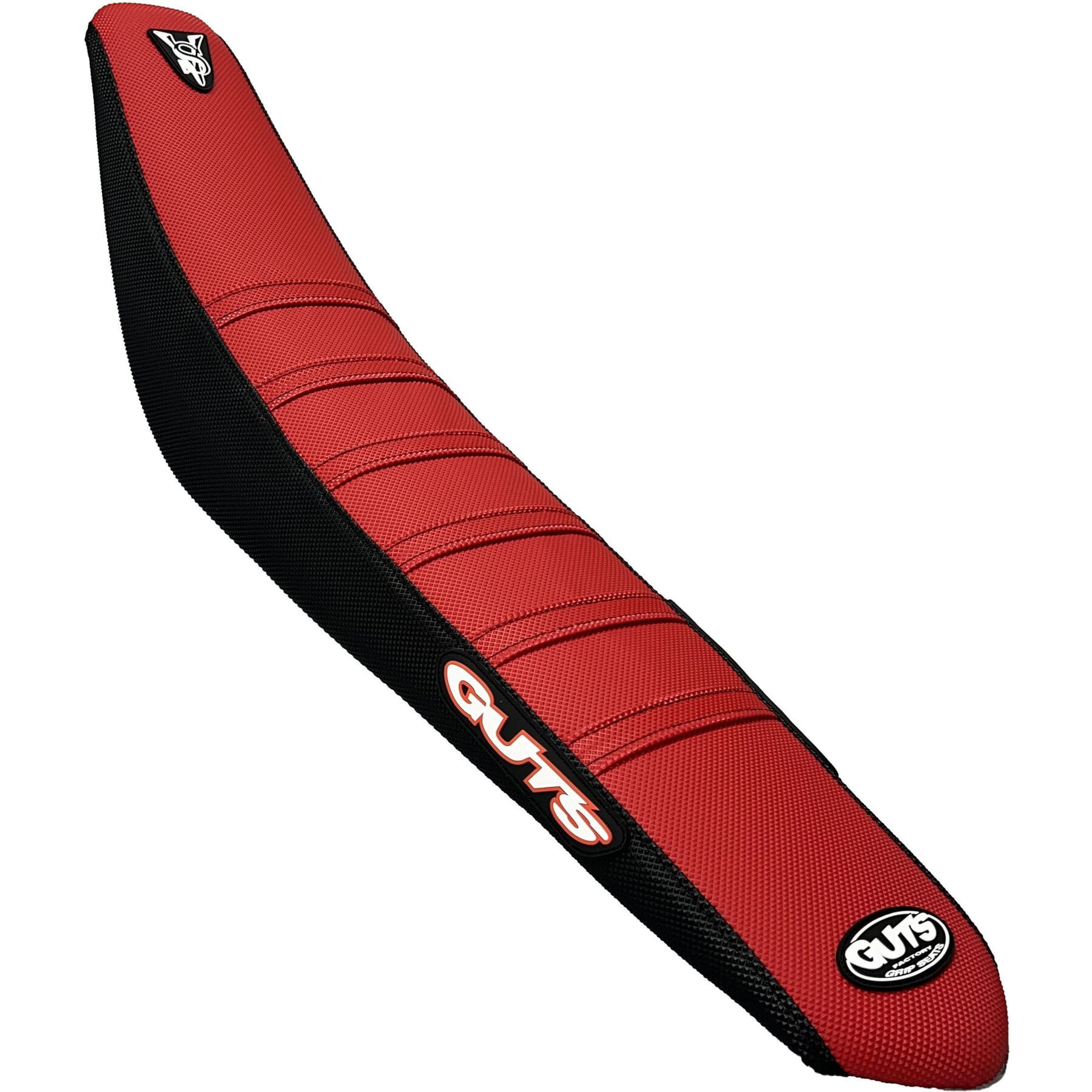 Guts Ribbed Velcro Cover Black Sides/Red Top Honda CRF250 22-24 CRF450 21-24