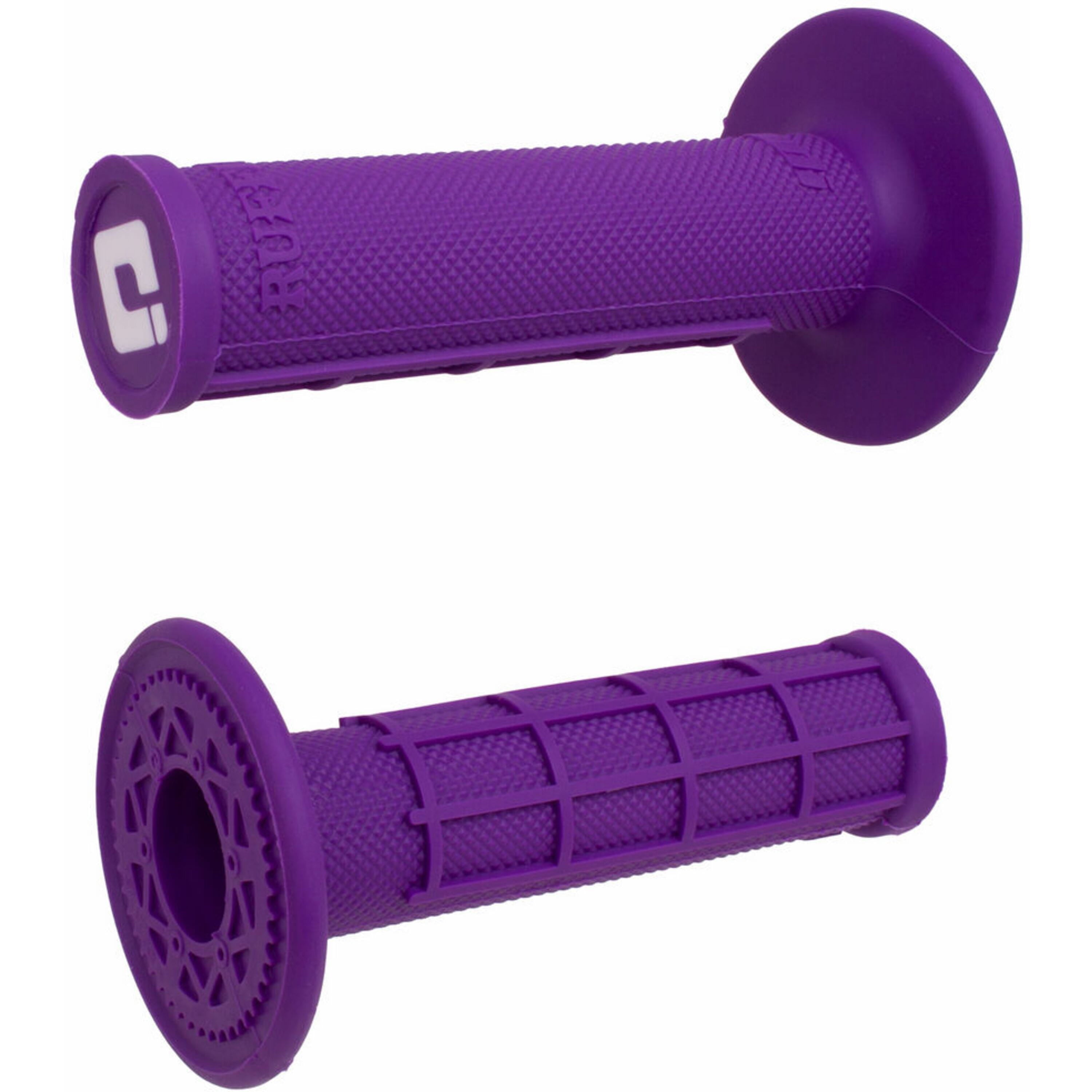 ODI Ruffian Half Waffle MX Grips Purple