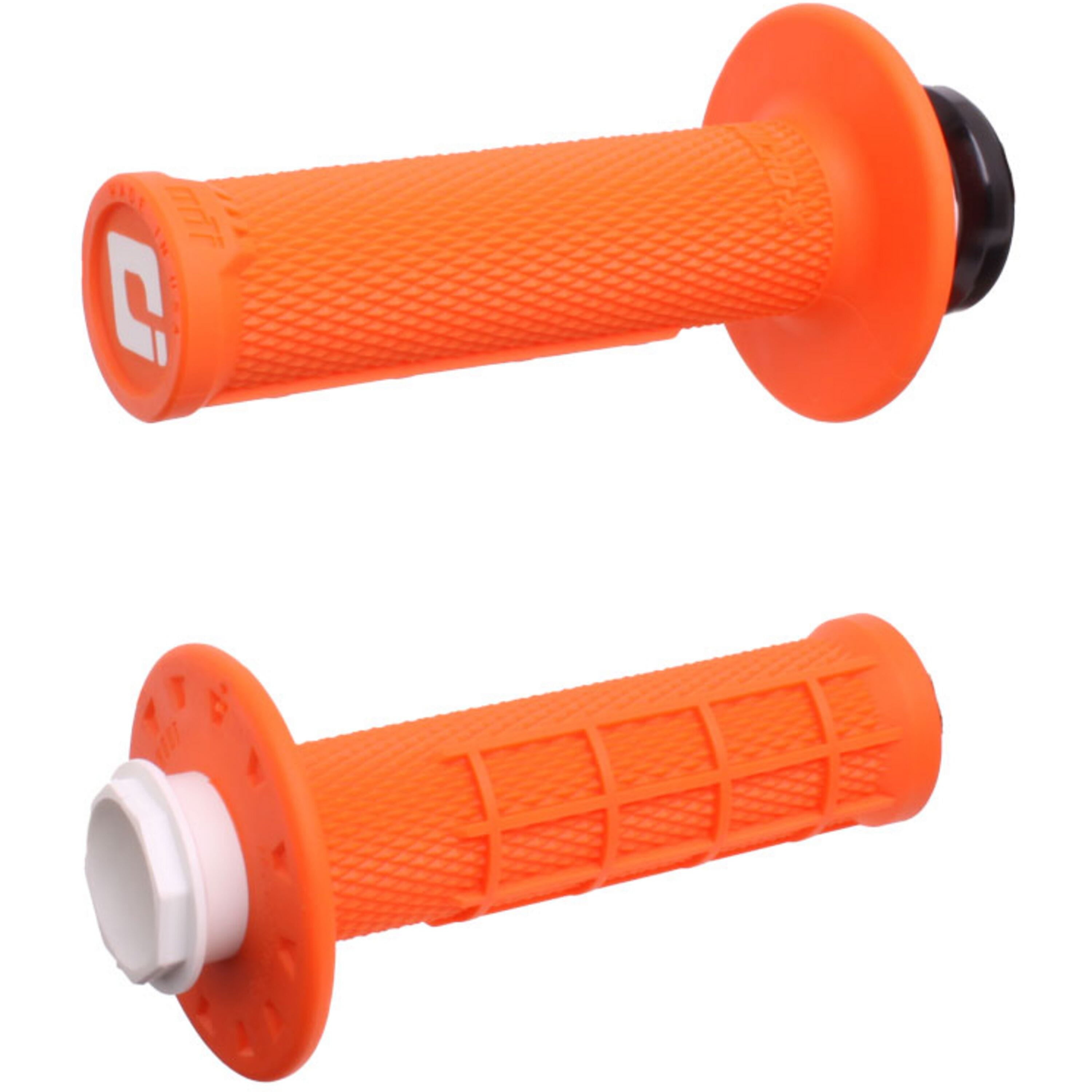 ODI Micro-X Lock-On Grips Half Waffle Orange