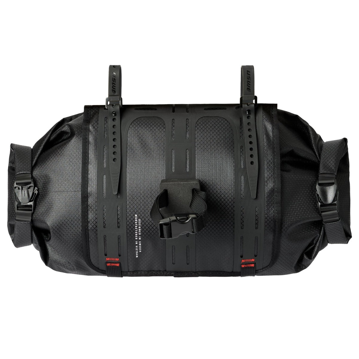 USWE Handlebar Roll-Top Bag + Holster 9L - Black