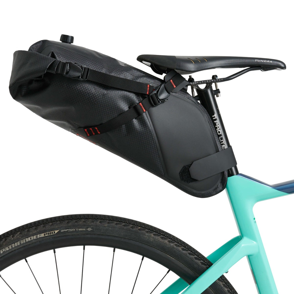 USWE Roll-Top Saddle Bag 9L - Black