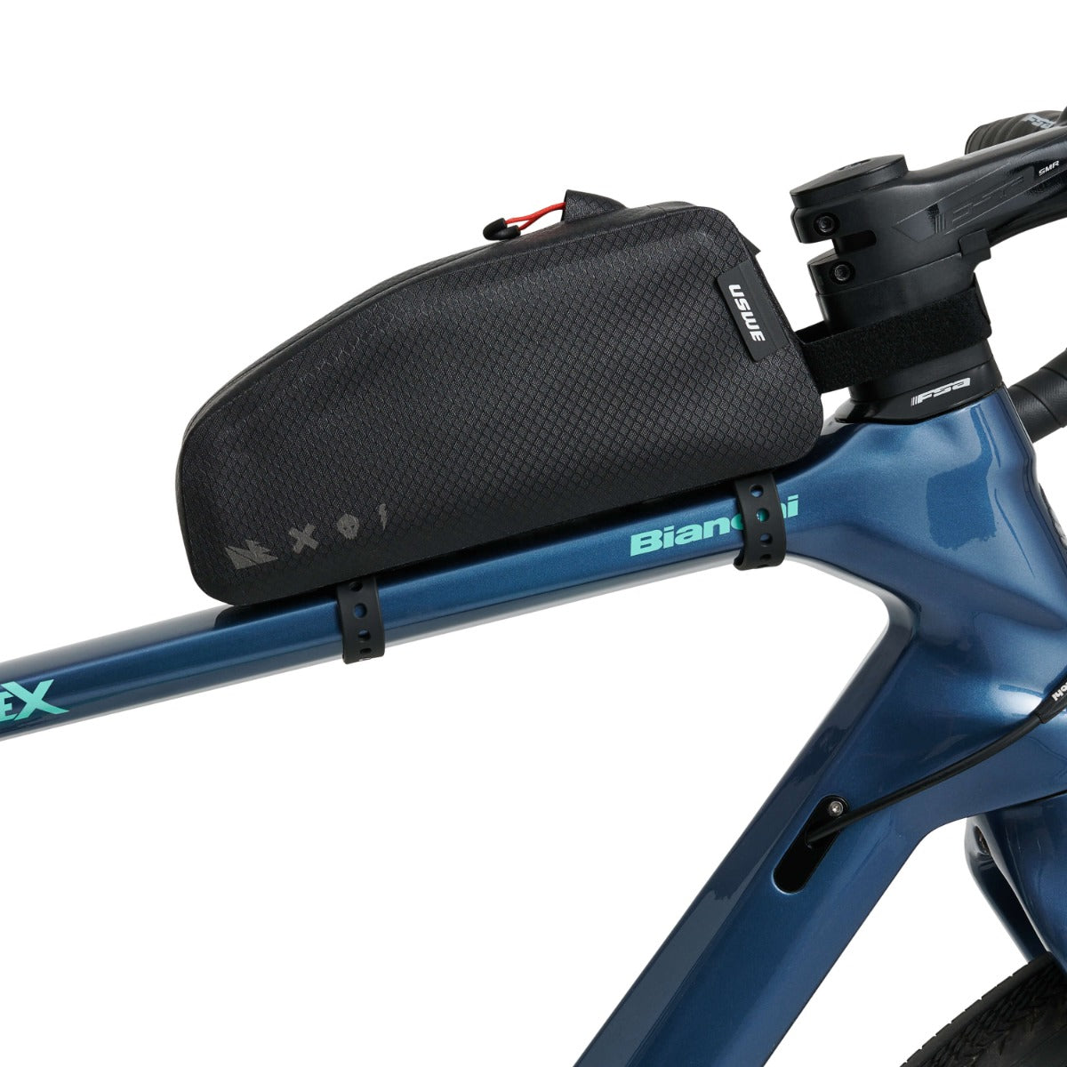 USWE Top Tube Bag Zippered - Black