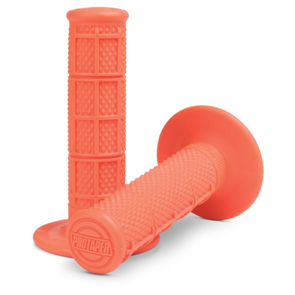 Pro Taper Grips Super Soft Single Density 1/3 Waffle Orange