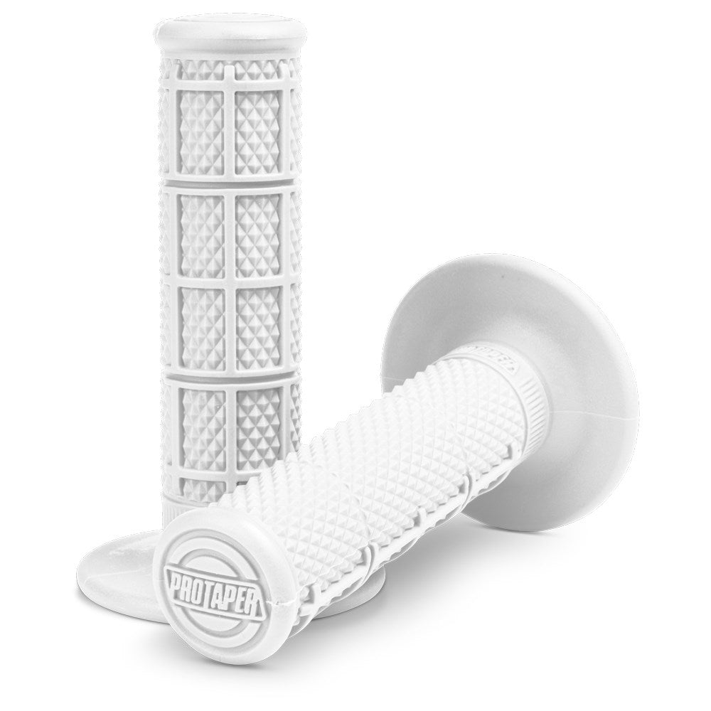 Pro Taper Grips Super Soft Single Density 1/3 Waffle White