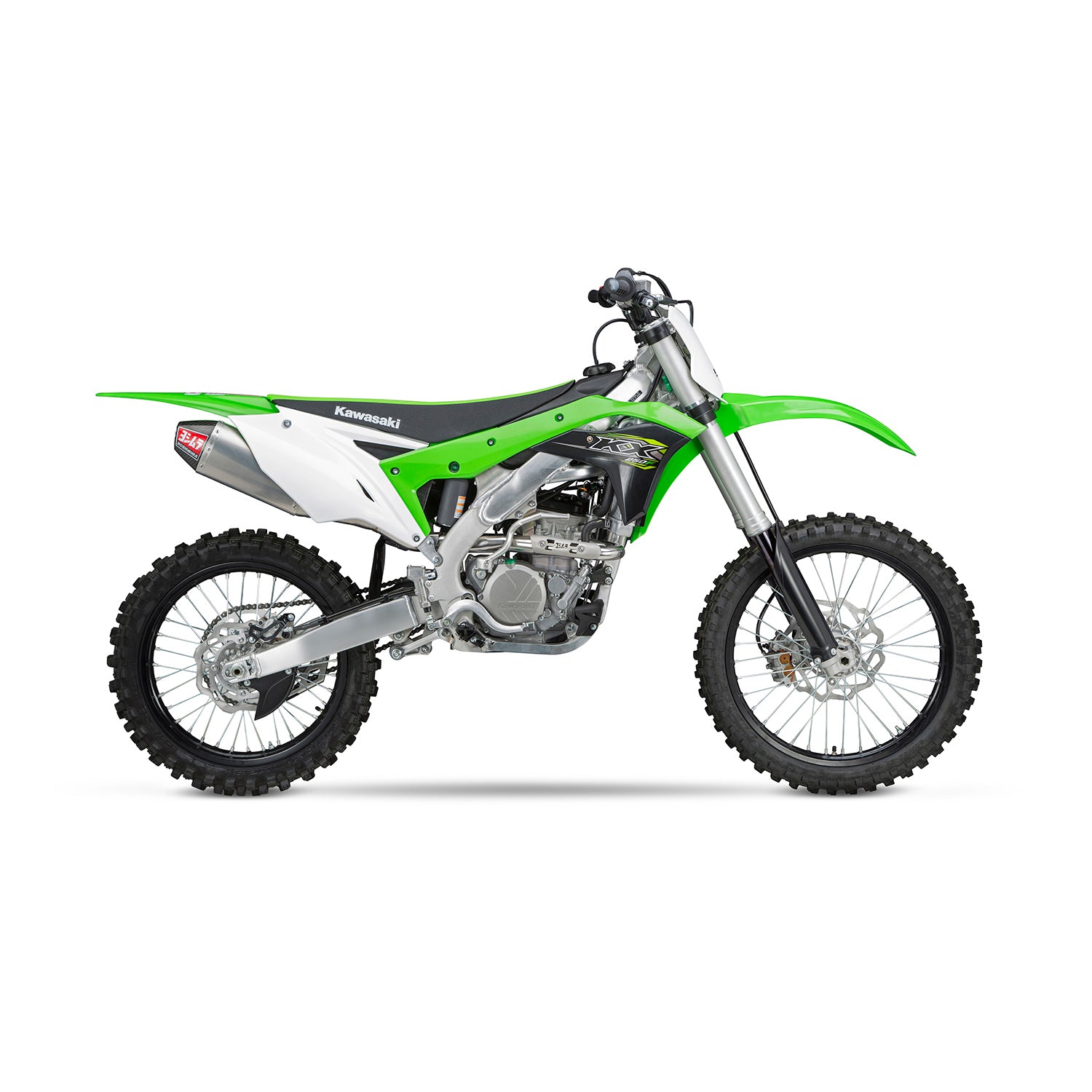 Yoshimura RS-4 Full Exhaust System (Stainless/Alu/Carbon Cap) Kawasaki KXF250 17-20