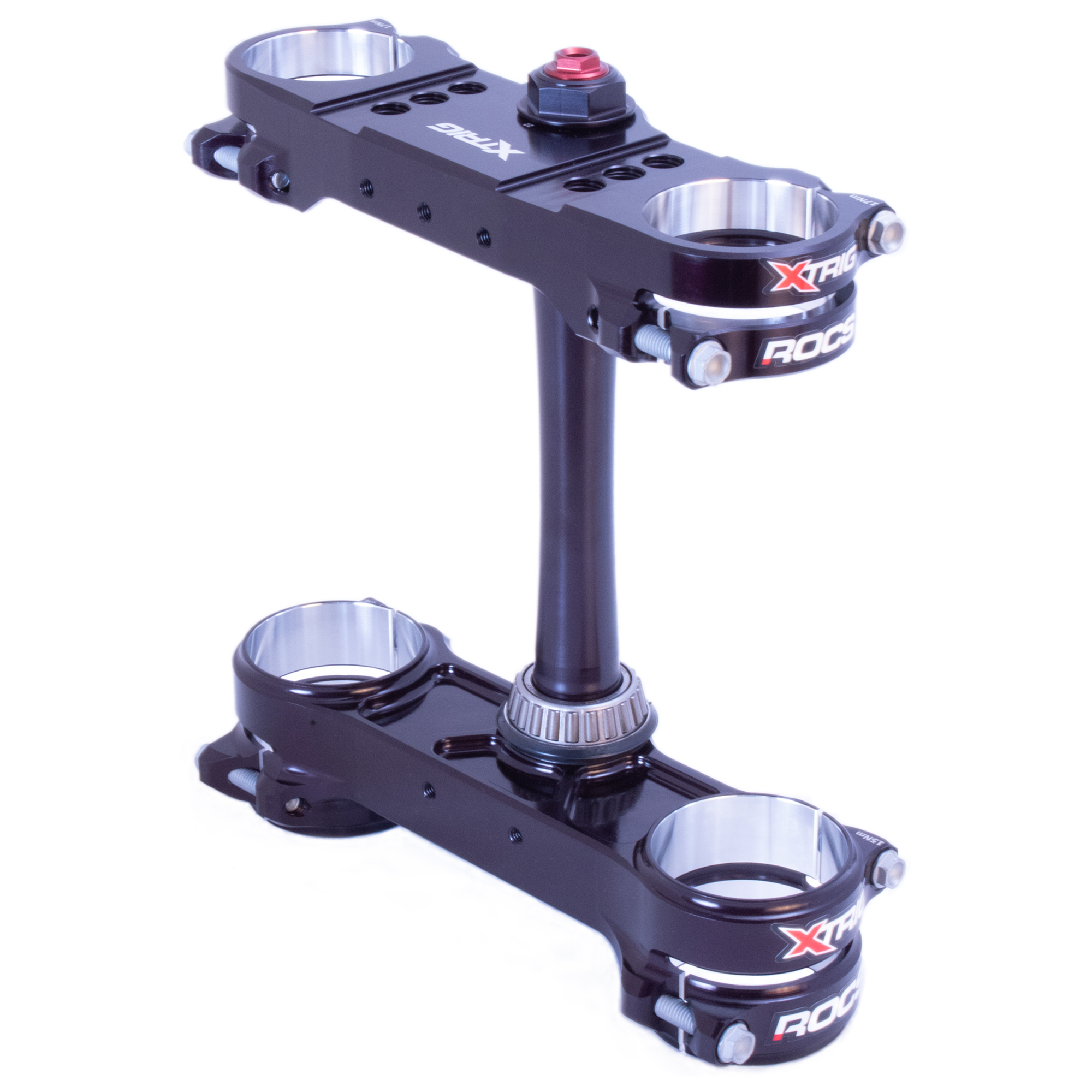 Xtrig Rocs Pro Triple Clamps Black KTM SX/SXF 23- Husq TC/FC/TX/FX 23- GASGAS EC/ECF/MC/MCF 24- (OS 20-22mm)