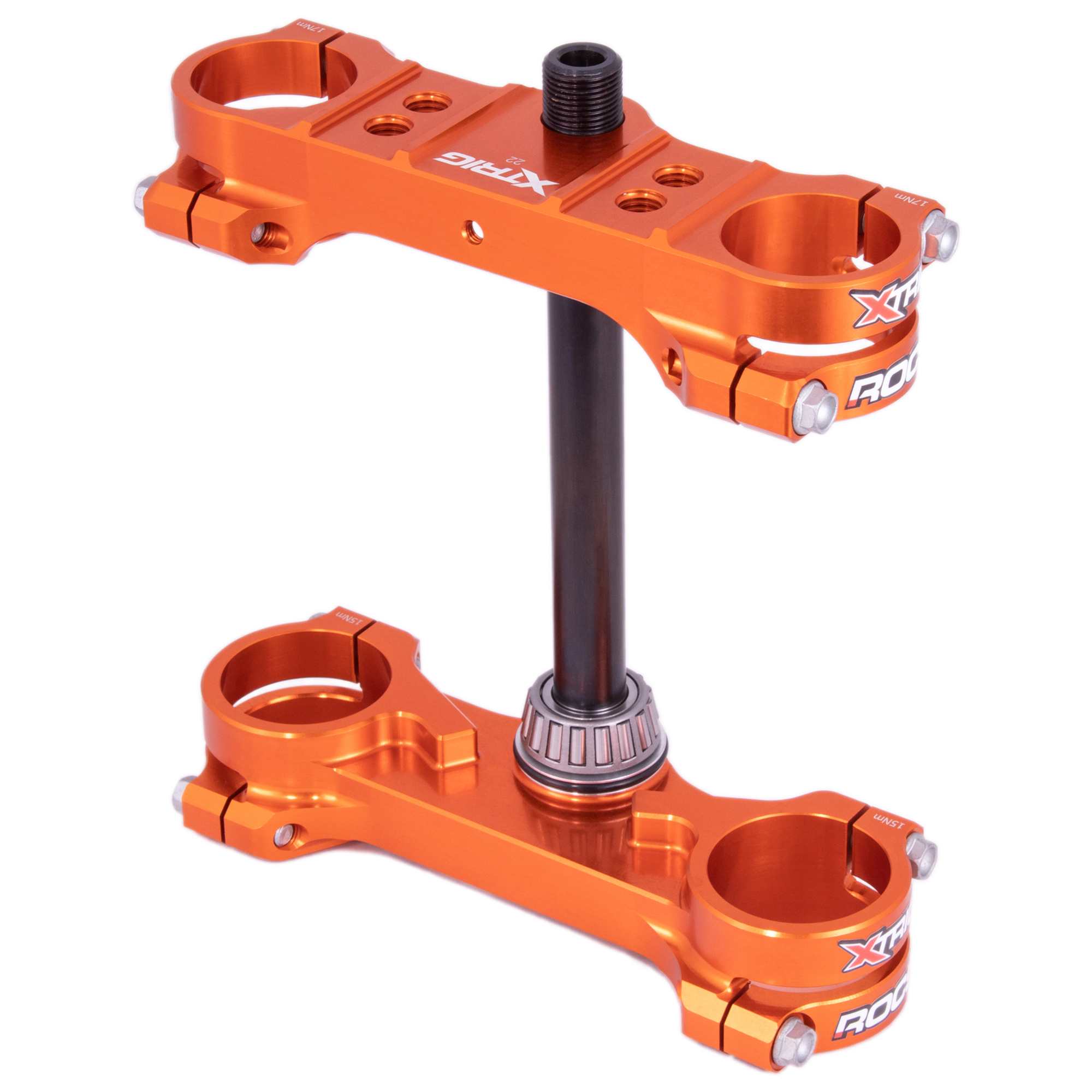 Xtrig Rocs Tech Triple Clamps Orange KTM SX50 24>/Husqvarna TC50 24>/Gas Gas MC50 24> (OS 22mm)