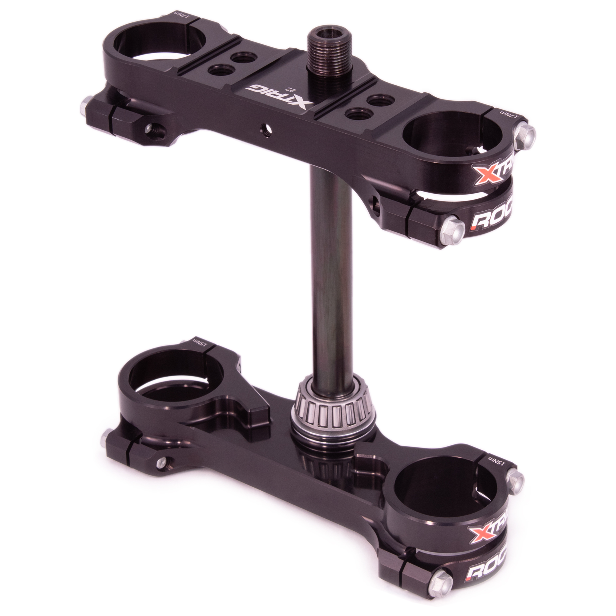 Xtrig Rocs Tech Triple Clamps Black KTM SX50 24>/Husqvarna TC50 24>/Gas Gas MC50 24> (OS 22mm)