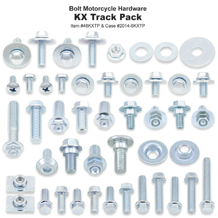Bolt Track Pack Fastener Kit KX/KXF Style