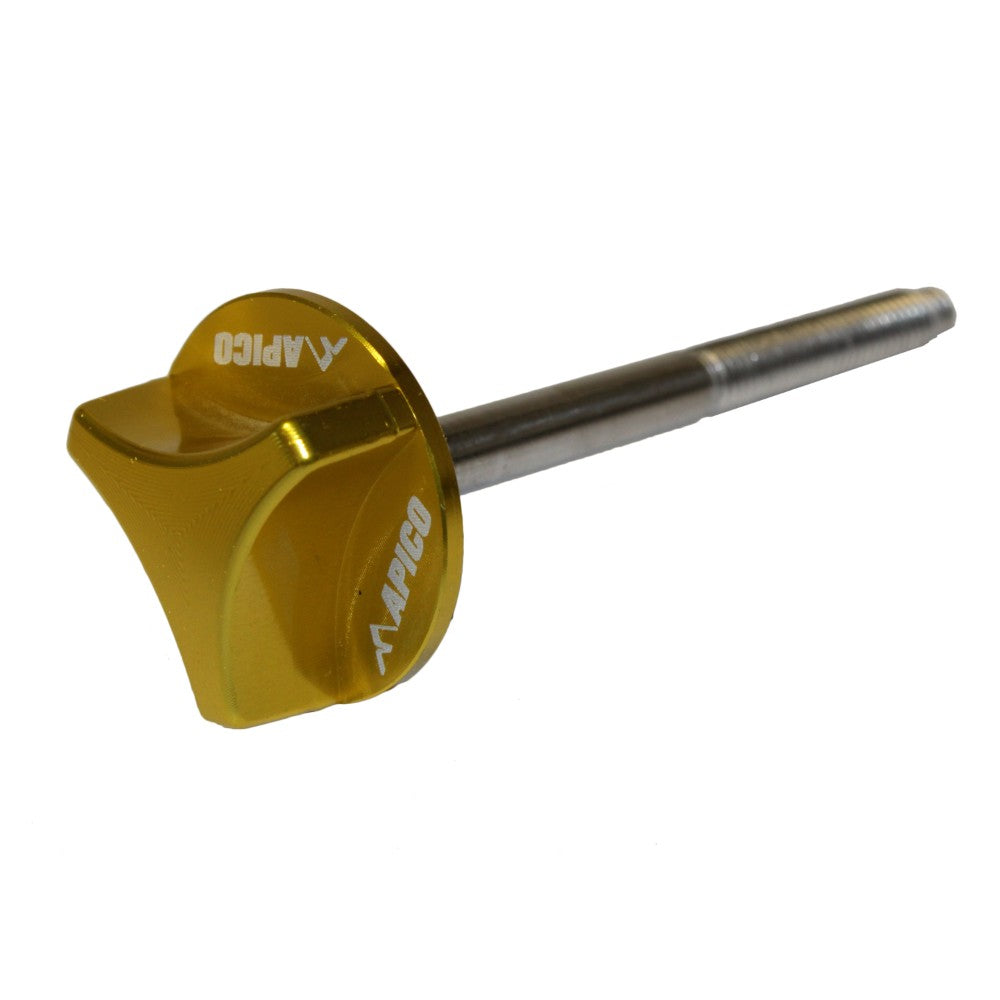 Apico Air Filter Bolt CNC 70mm YAM/SUZ YZ65 18-23, YZ125-250 96-23, YZ250F/450F 01-13,RM-Z450 05-23 YW